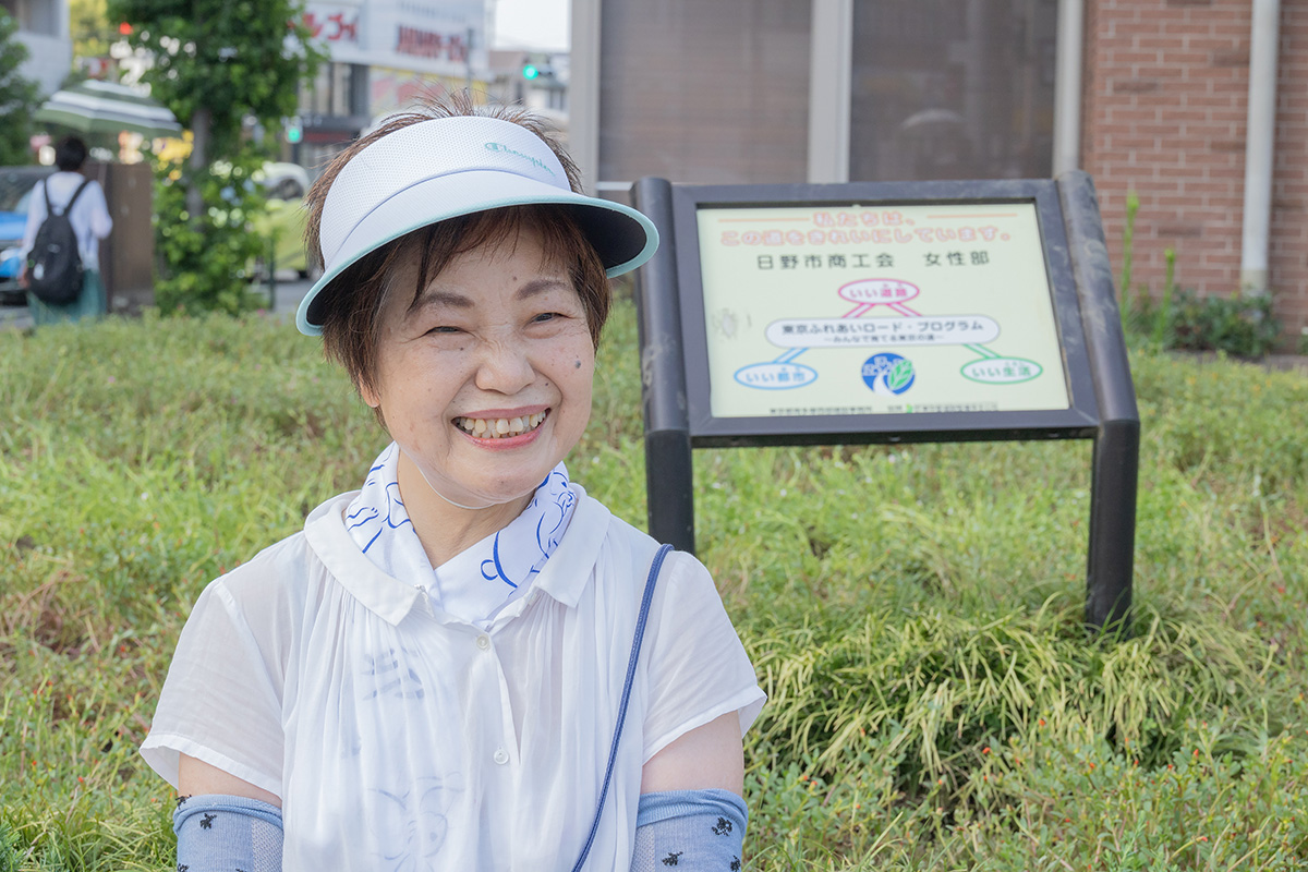 日野市商工会女性部 部長　近藤ハルノさん